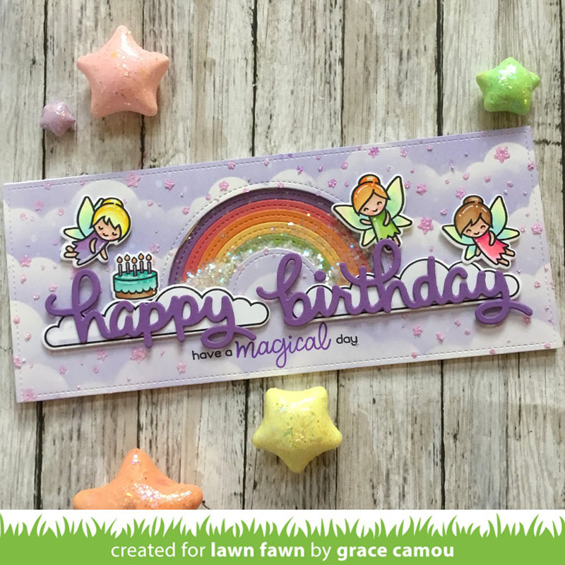 LAWN FAWN LAWN FAWN SCRIPTY BIRTHDAY DIE