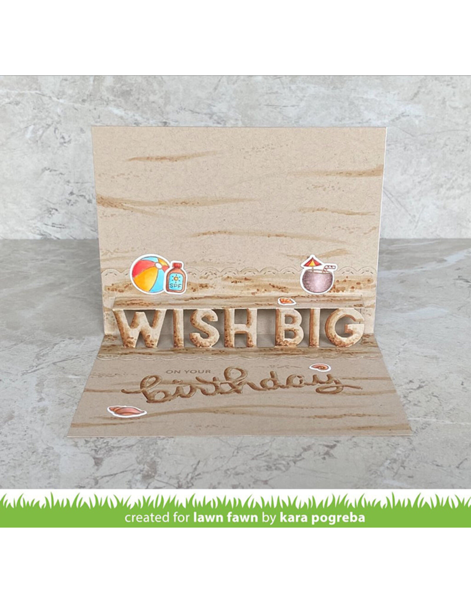 LAWN FAWN LAWN FAWN SCRIPTY BIRTHDAY DIE