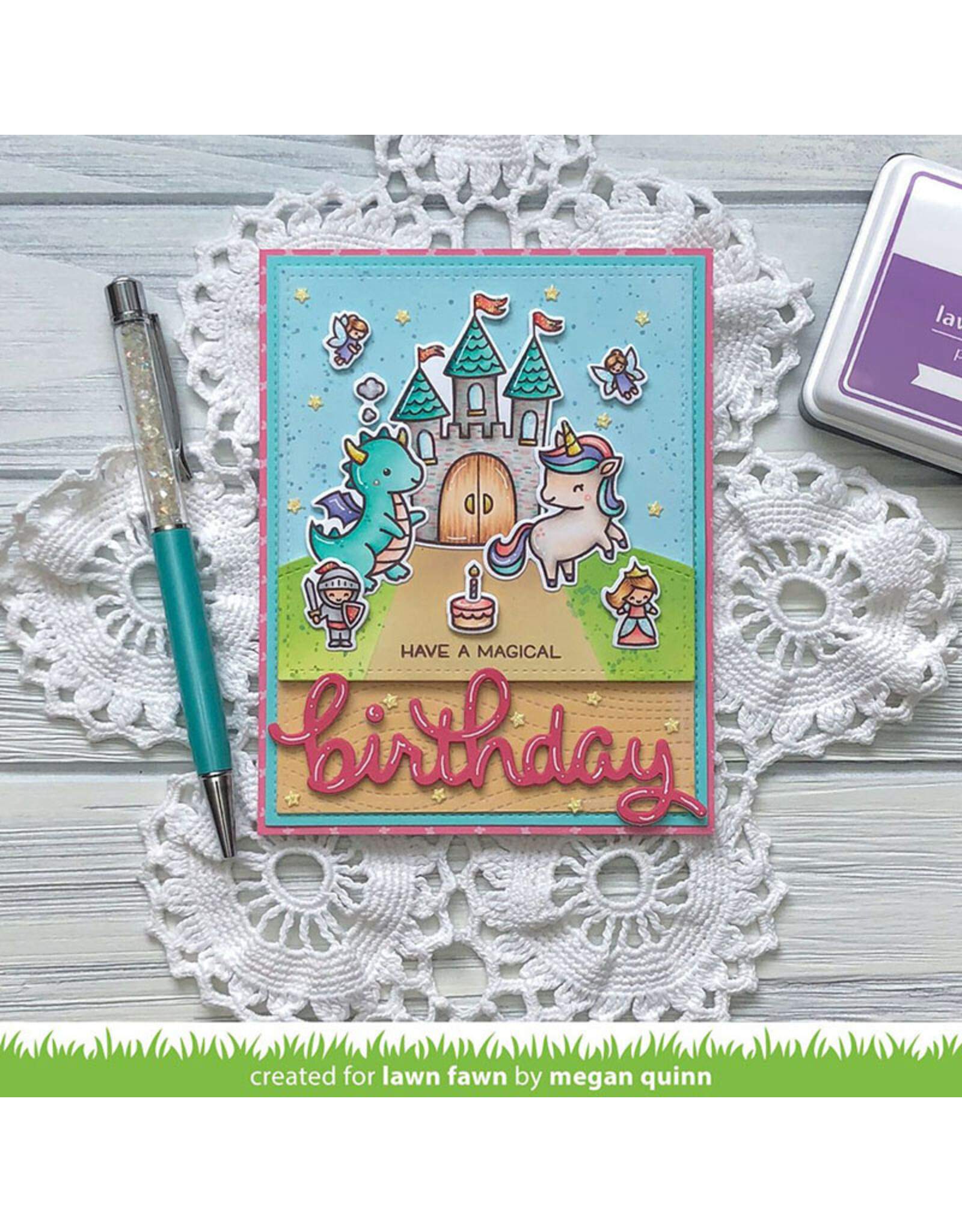 LAWN FAWN LAWN FAWN SCRIPTY BIRTHDAY DIE