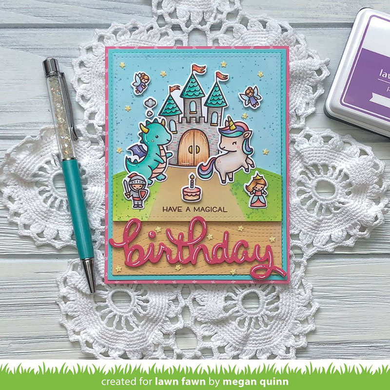 LAWN FAWN LAWN FAWN SCRIPTY BIRTHDAY DIE