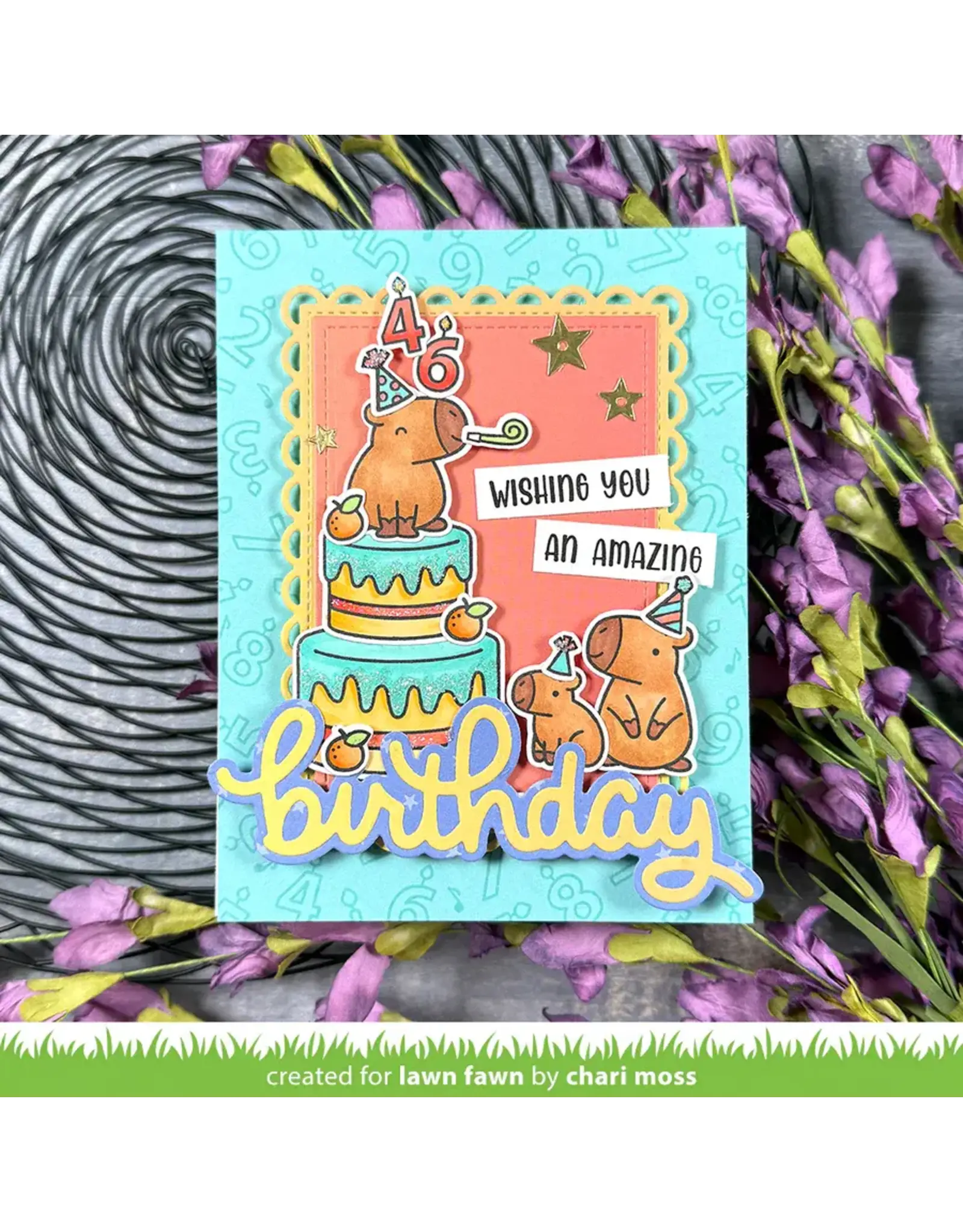 LAWN FAWN LAWN FAWN GLEEFUL GRADIENTS 12x12 COLLECTION PACK 12 SHEETS