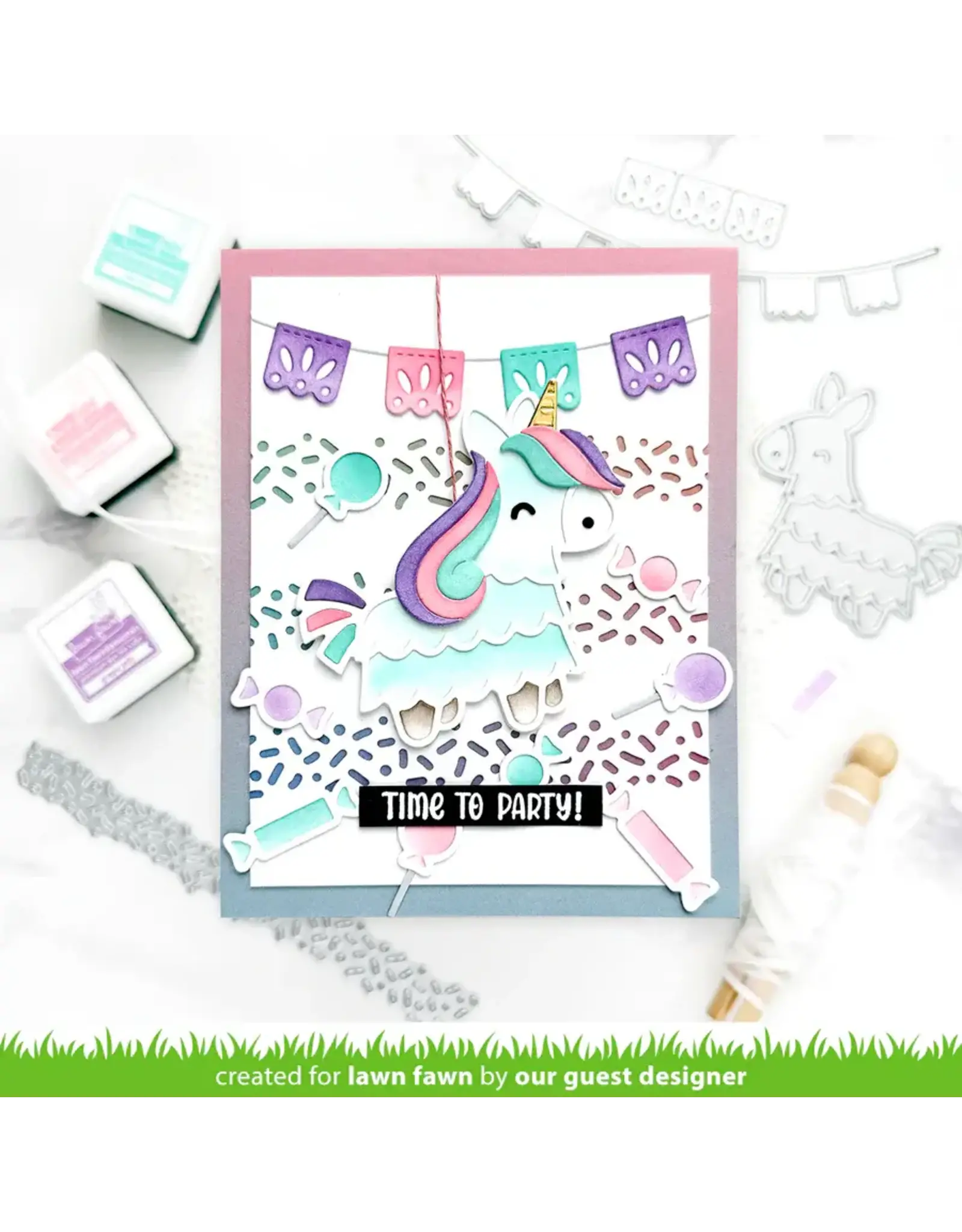 LAWN FAWN LAWN FAWN SPRINKLES BORDER DIE