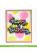 LAWN FAWN LAWN FAWN SCRIPTY HAPPY OUTLINE ADD-ON DIE