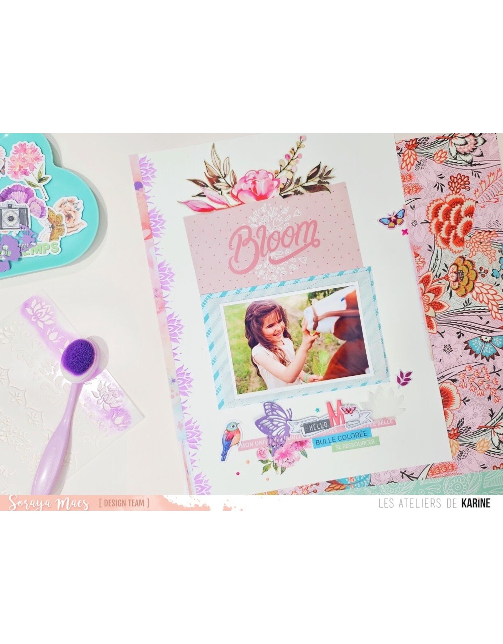 LES ATELIERS DE KARINE LES ATELIERS DE KARINE HOLI DAYS PUFFY STICKERS