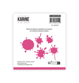 LES ATELIERS DE KARINE LES ATELIERS DE KARINE HOLI DAYS ÉCLABOUSSURES DIE SET