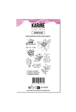 LES ATELIERS DE KARINE LES ATELIERS DE KARINE HOLI DAYS SAISON FLEURIE CLEAR STAMP SET