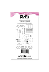 LES ATELIERS DE KARINE LES ATELIERS DE KARINE HOLI DAYS LE BONHEUR EN COULEURS CLEAR STAMP SET