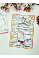 LES ATELIERS DE KARINE LES ATELIERS DE KARINE HOLI DAYS INDIAN GIRL CLEAR STAMP