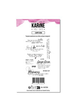 LES ATELIERS DE KARINE LES ATELIERS DE KARINE HOLI DAYS CARPE DIEM CLEAR STAMP SET