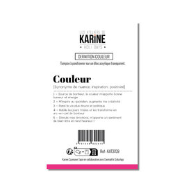 LES ATELIERS DE KARINE LES ATELIERS DE KARINE HOLI DAYS DÉFINITION COULEUR CLEAR STAMP
