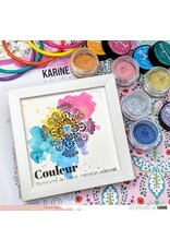 LES ATELIERS DE KARINE LES ATELIERS DE KARINE HOLI DAYS MON JARDIN AUX 1001 COULEURS A4 CLEAR STAMP SET