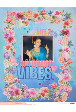 LES ATELIERS DE KARINE LES ATELIERS DE KARINE HOLI DAYS ROSE THÉ 3D ALPHABET STICKERS