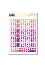 LES ATELIERS DE KARINE LES ATELIERS DE KARINE HOLI DAYS 3D CHIFFRES ASSORTIS STICKERS