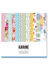 LES ATELIERS DE KARINE LES ATELIERS DE KARINE HOLI DAYS 12x12 COLLECTION 6 PAPIERS + UN CALQUE
