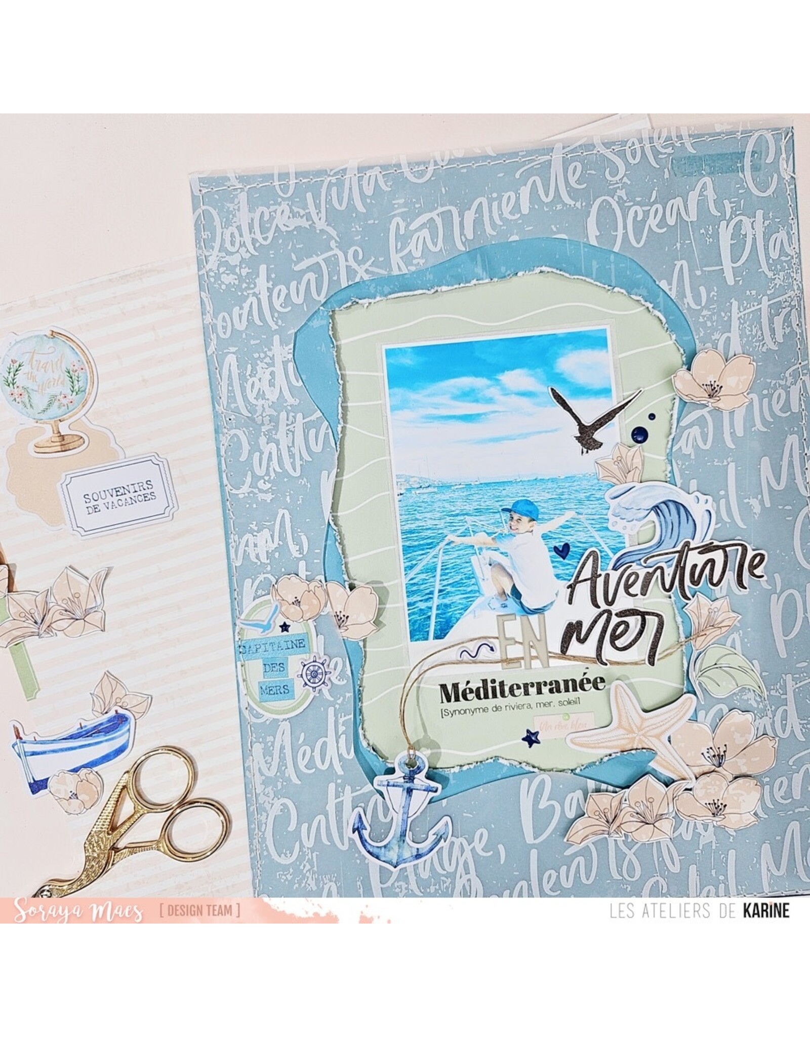 LES ATELIERS DE KARINE LES ATELIERS DE KARINE CULTURE SUD DOLCE VITA CLEAR STAMP SET