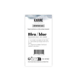 LES ATELIERS DE KARINE LES ATELIERS DE KARINE CULTURE SUD DÉFINITION BLEU CLEAR STAMP