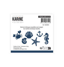 LES ATELIERS DE KARINE LES ATELIERS DE KARINE CULTURE SUD COQUILLAGES & CO DIE SET