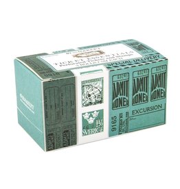 49 AND MARKET 49 AND MARKET VINTAGE BITS LAGOON TICKET ESSENTIALS PERFORATED TICKETS AND STAMPS 3 ROLLS