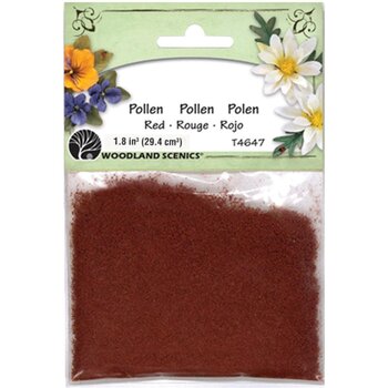 WOODLAND SCENICS RED POLLEN