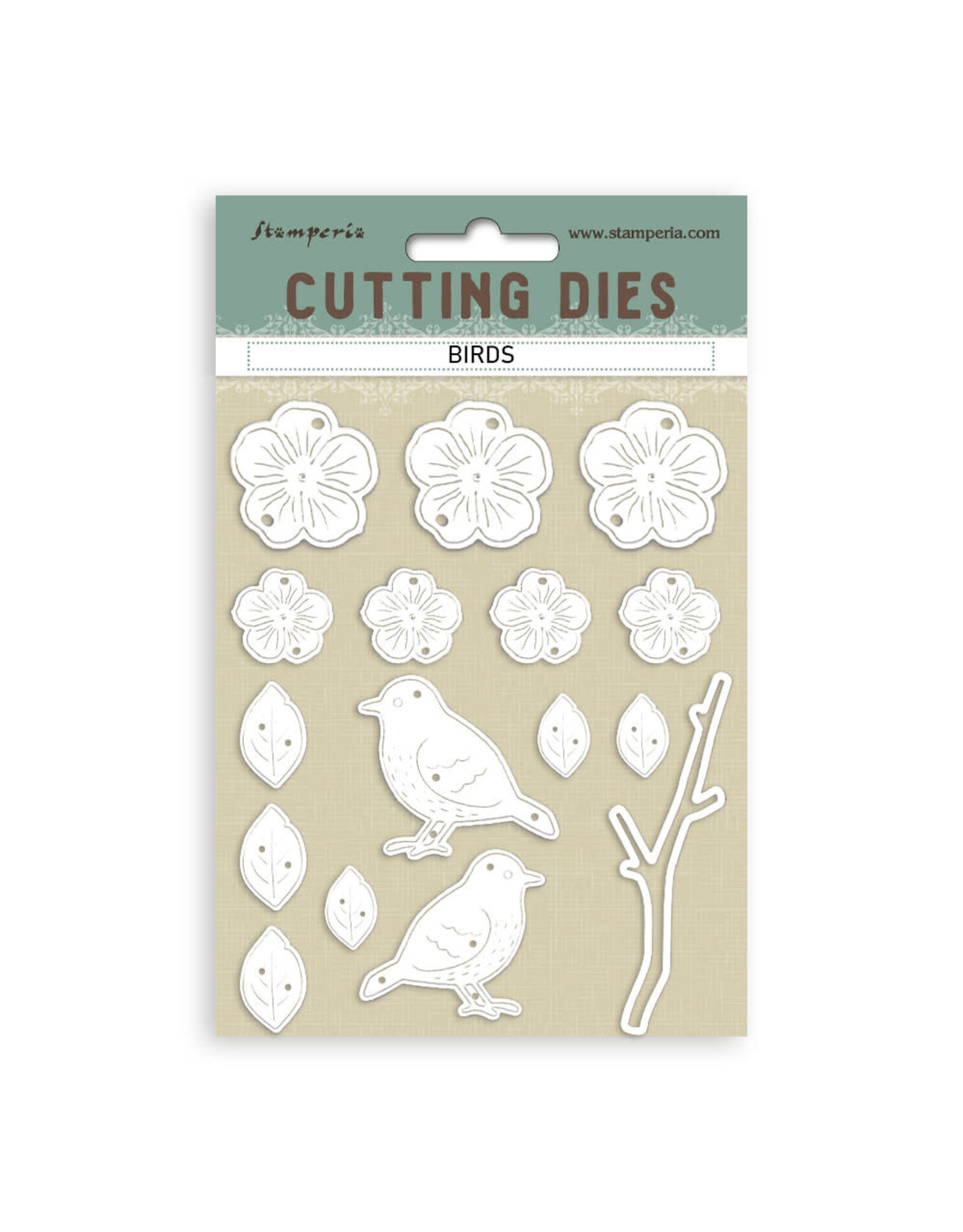STAMPERIA STAMPERIA BIRDS A6 DIE SET