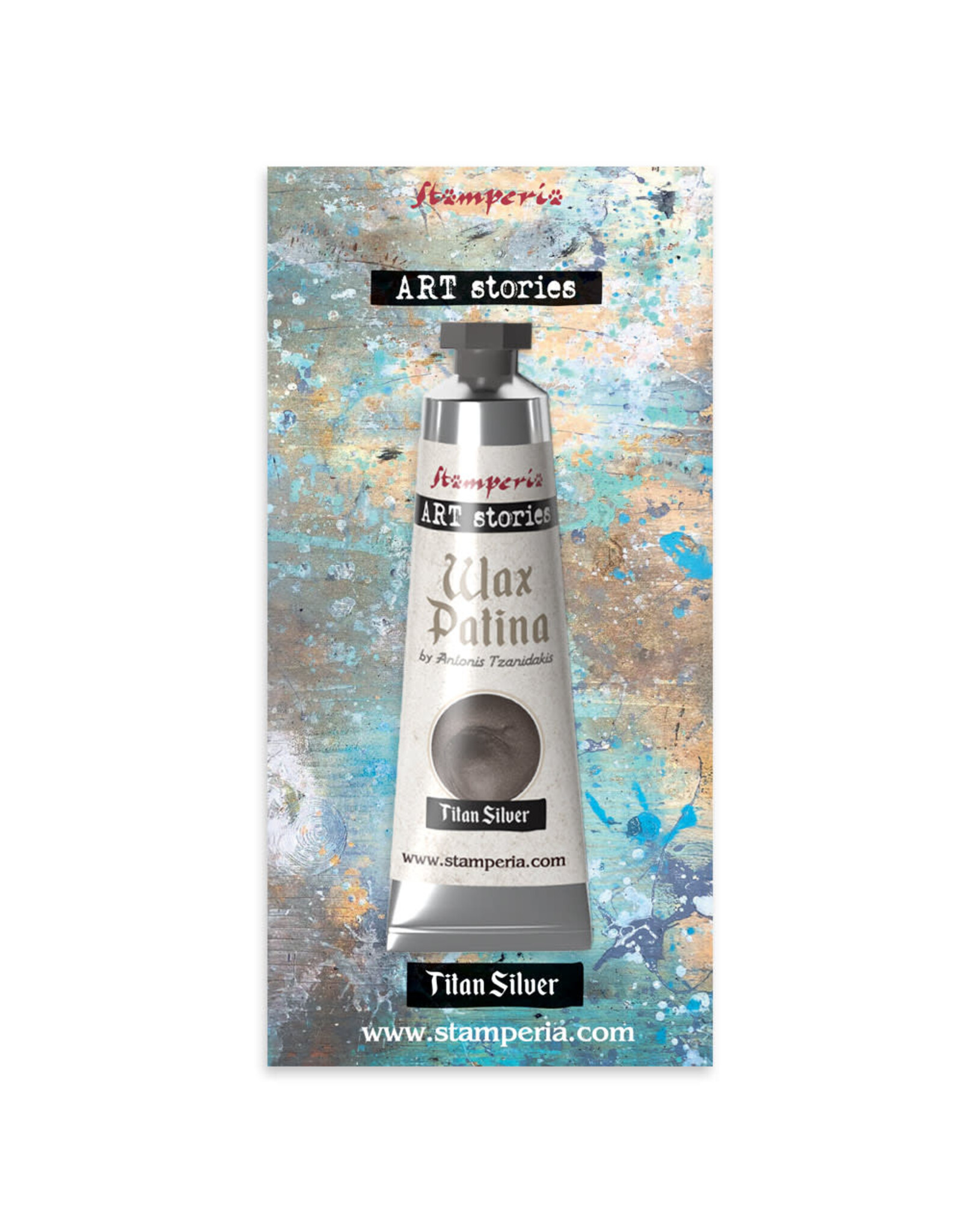 STAMPERIA STAMPERIA WAX PATINA TITAN SILVER PASTE