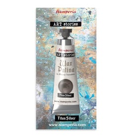 STAMPERIA STAMPERIA WAX PATINA TITAN SILVER PASTE