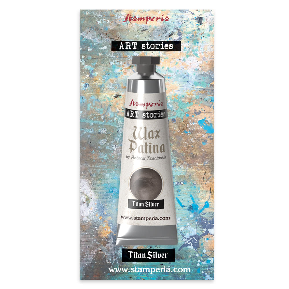 STAMPERIA STAMPERIA WAX PATINA TITAN SILVER PASTE