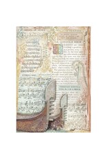 STAMPERIA STAMPERIA VENICE CITY OF ART ASSORTED A4 RICE PAPER 6/PK