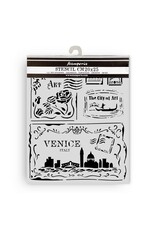 STAMPERIA STAMPERIA VENICE CITY OF ART CARDS 20x25cm STENCIL