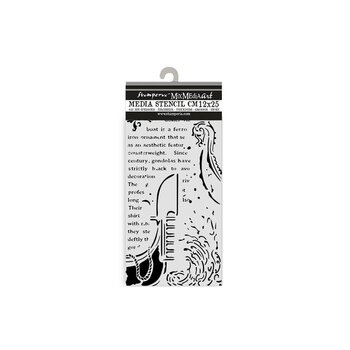 STAMPERIA STAMPERIA VENICE CITY OF ART GONDOLA 12x25cm STENCIL