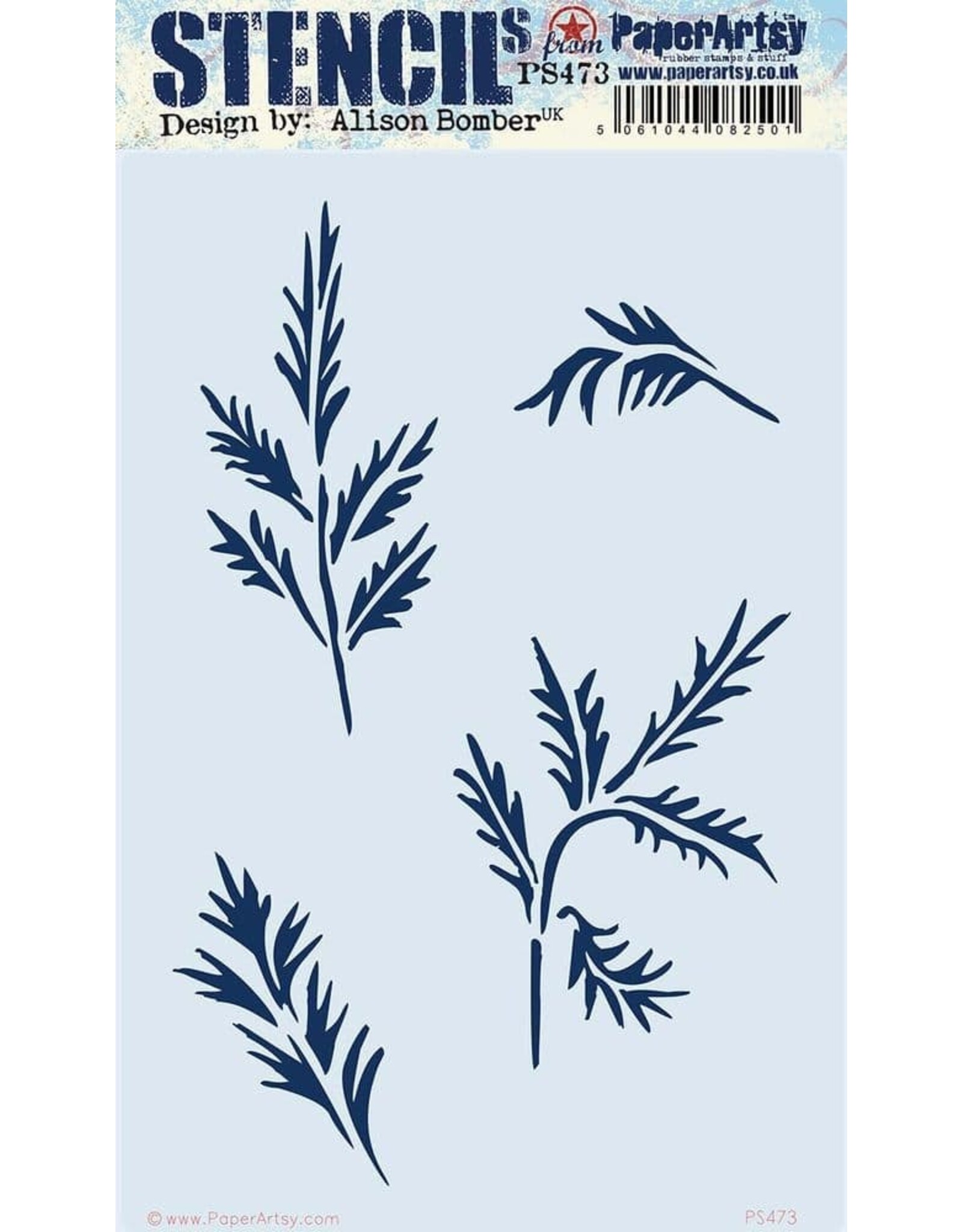 PAPER ARTSY PAPER ARTSY ALISON BOMBER PS473 STENCIL