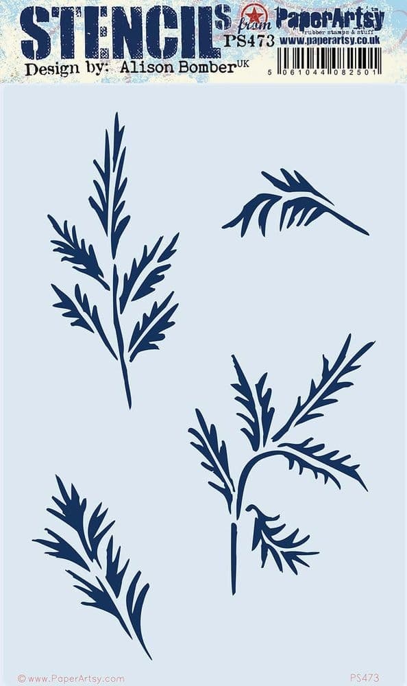 PAPER ARTSY PAPER ARTSY ALISON BOMBER PS473 STENCIL