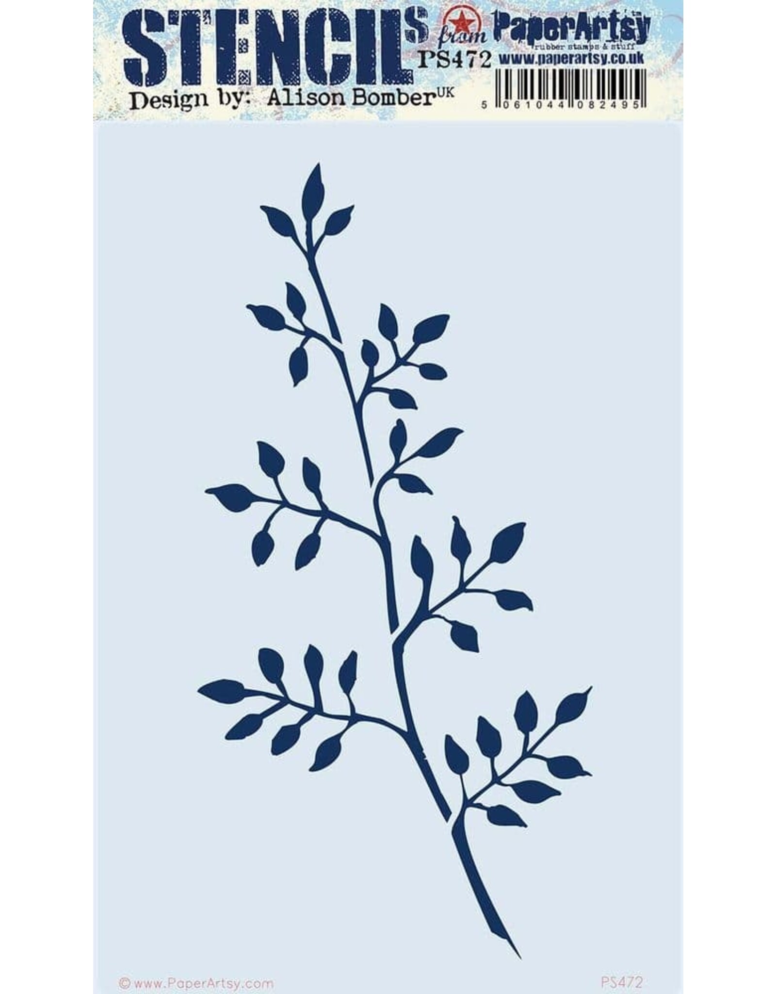 PAPER ARTSY PAPER ARTSY ALISON BOMBER PS472 STENCIL