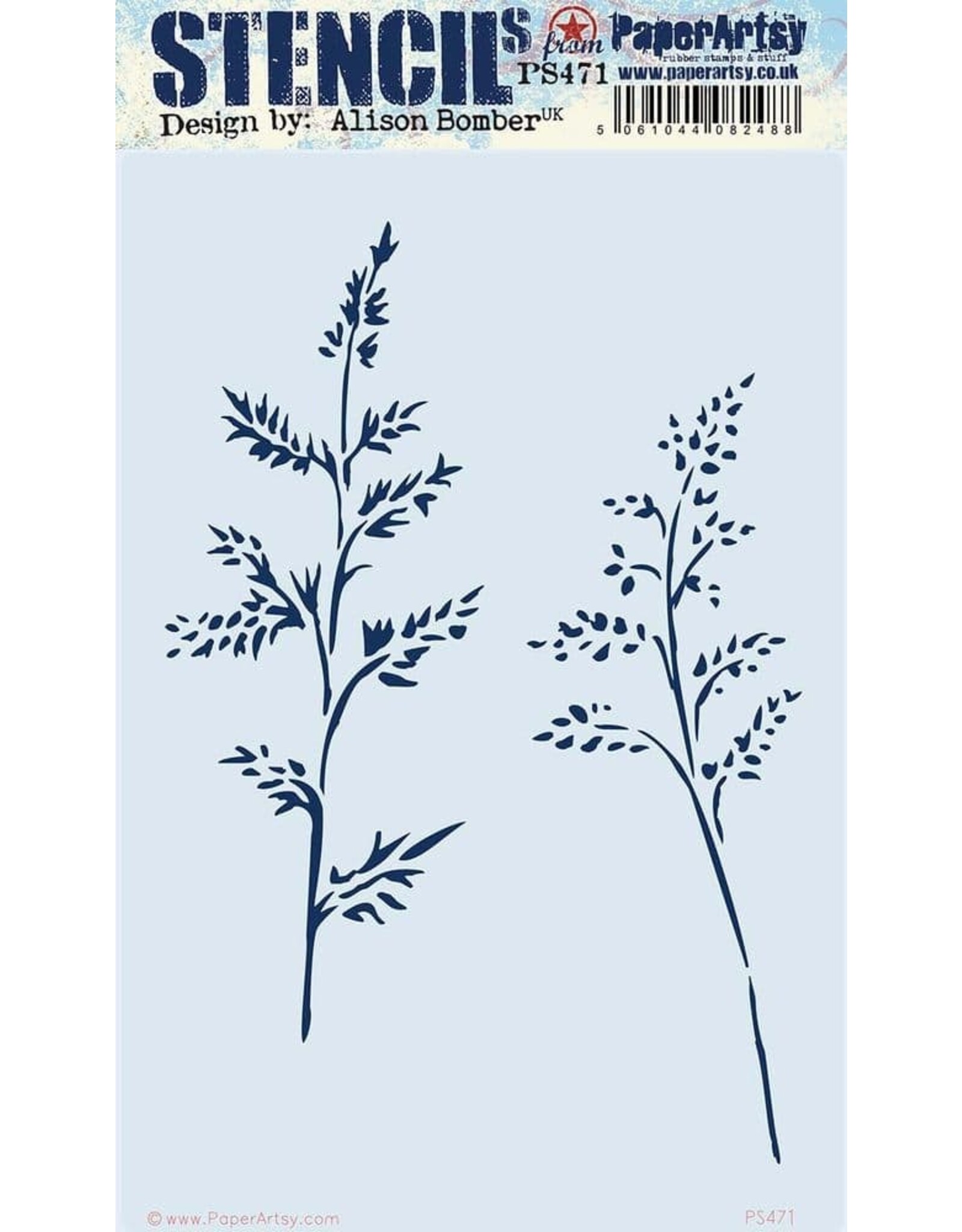 PAPER ARTSY PAPER ARTSY ALISON BOMBER PS471 STENCIL