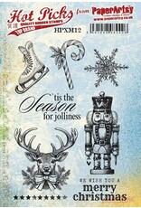 PAPER ARTSY PAPER ARTSY HOT PICKS HPXM12 CLING STAMP SET