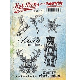 PAPER ARTSY PAPER ARTSY HOT PICKS HPXM12 CLING STAMP SET