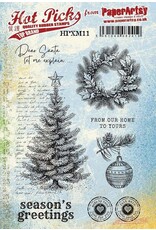 PAPER ARTSY PAPER ARTSY HOT PICKS HPXM11 CLING STAMP SET
