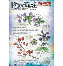 PAPER ARTSY PAPER ARTSY ECLECTICA ALISON BOMBER FODDER SCHOOL EABF CLING STAMP SET