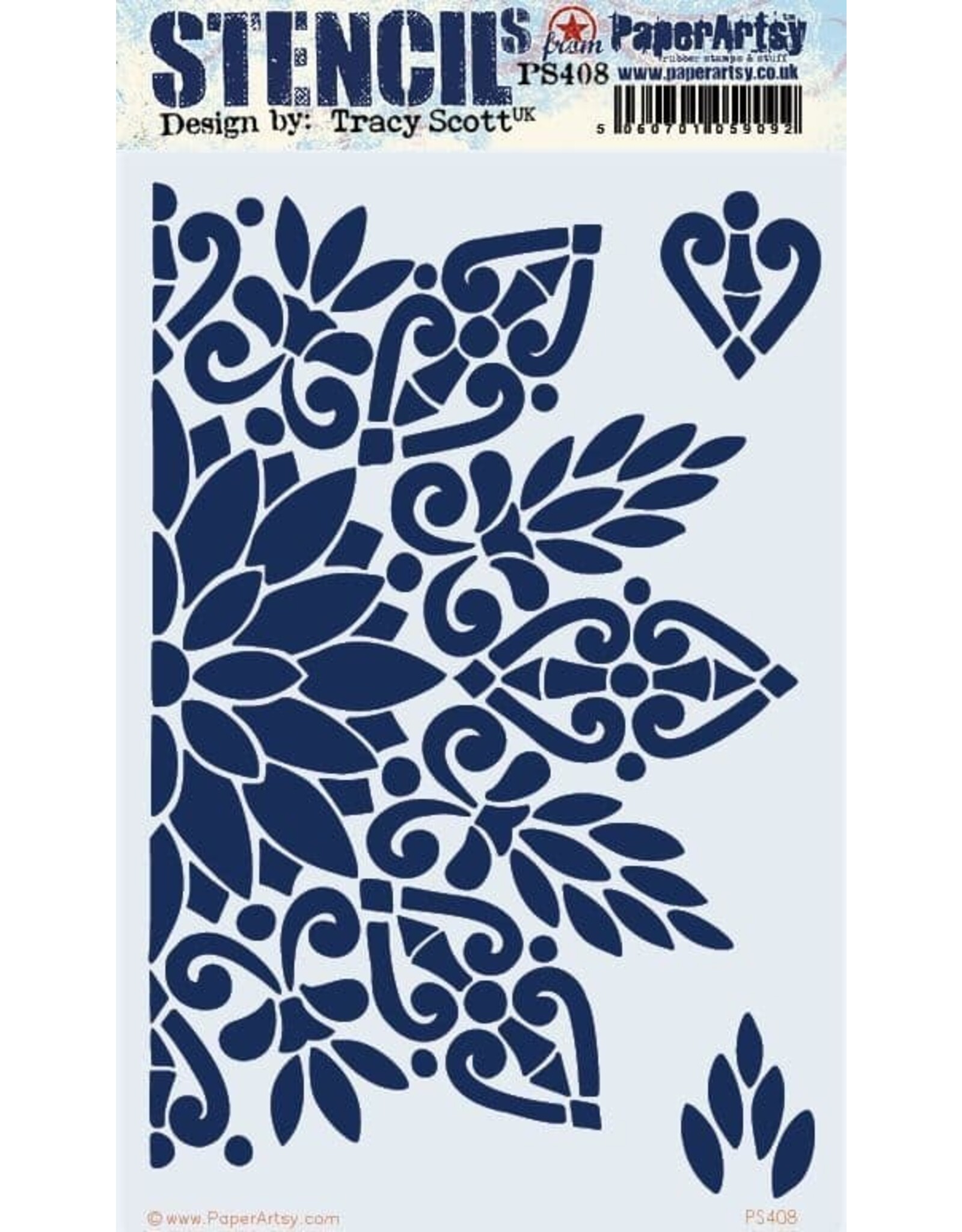 PAPER ARTSY PAPER ARTSY TRACY SCOTT PS408 STENCIL