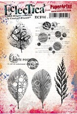PAPER ARTSY PAPER ARTSY ECLECTICA COURTNEY FRANICH 06 CLING STAMP SET
