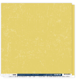 LES ATELIERS DE KARINE LES ATELIERS DE KARINE CULTURE SUD JAUNE CITRON 12X12 CARDSTOCK