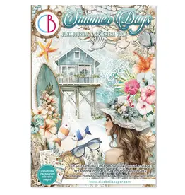 CIAO BELLA CIAO BELLA SUMMER DAYS JUNK JOURNAL & EPHEMERA 32/PK