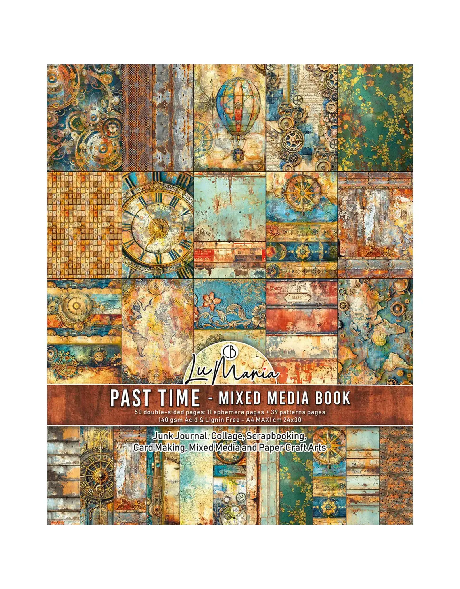 CIAO BELLA CIAO BELLA MIXED MEDIA BOOK PAST TIME A4 MAXI
