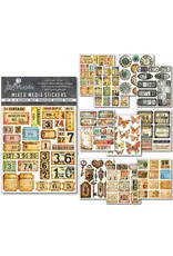 CIAO BELLA CIAO BELLA MIXED MEDIA STICKER GRUNGY TAGS 10/PK