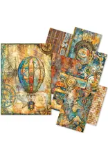 CIAO BELLA CIAO BELLA CRAFTMIX PAST TIME MIXED A5 TISSUE & VELLUM PAPER 8/PK