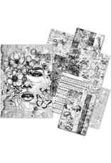 CIAO BELLA CIAO BELLA CRAFTMIX MEANINGFUL MEMORIES MIXED A5 TISSUE & VELLUM PAPER 8/PK