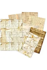 CIAO BELLA CIAO BELLA VINTAGE MANUSCRIPT A5 TISSUE PAPER 24/PK