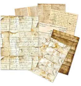 CIAO BELLA CIAO BELLA VINTAGE MANUSCRIPT A5 TISSUE PAPER 24/PK