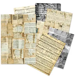 CIAO BELLA CIAO BELLA MUSIC SHEET A5 TISSUE PAPER 24/PK