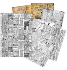 CIAO BELLA CIAO BELLA NEWSPAPER A5 TISSUE PAPER 24/PK